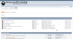 Desktop Screenshot of ninjadivers.dk
